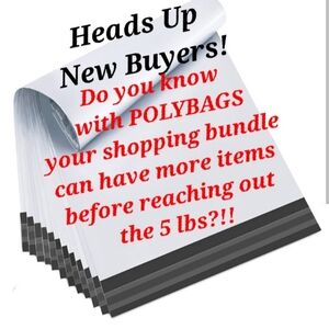 $3 Shipping PRINT Label For Every Extra 5 Lbs Or Less.